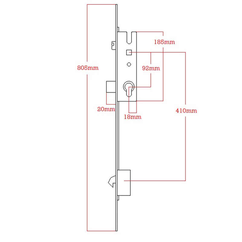 Winkhaus Stable Door Lock Upper Section Locks Doors and Windows